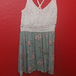 Lace boho style dress